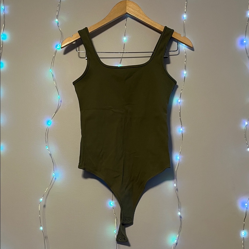 Abercrombie & Fitch Khaki Bodysuit